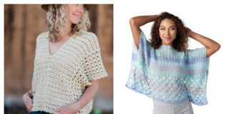 Poncho-Style Summer Top Free Crochet Pattern