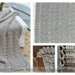 Remembering Bruges Shell Stitch Blanket Free Crochet Pattern