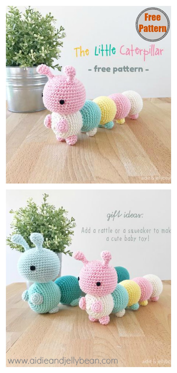 The Little Caterpillar Amigurumi Free Crochet Pattern
