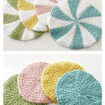 Tunisian Shaker Dishcloths Free Crochet Pattern