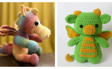 Amigurumi Baby Dragon Free Crochet Pattern