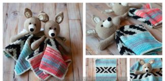 Amigurumi Coyote Lovey Free Crochet Pattern