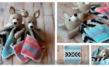 Amigurumi Coyote Lovey Free Crochet Pattern