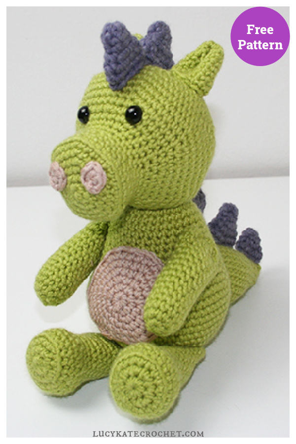 Amigurumi Baby Dragon Free Crochet Pattern