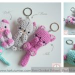 Amigurumi Bear Keychain Free Crochet Pattern