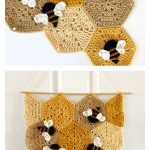 Beehive Banner Free Crochet Pattern