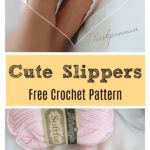 Cute Slippers Free Crochet Pattern