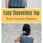 Easy Sleeveless Top Free Crochet Pattern