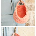 Hanging Basket Free Crochet Pattern