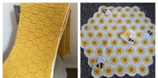 Honeycomb Baby Blanket Crochet Patterns