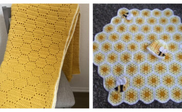 Honeycomb Baby Blanket Crochet Patterns