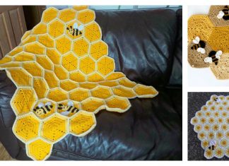 Honeycomb Baby Blanket Free Crochet Pattern