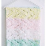 Hopscotch Lace Baby Blanket Free Crochet Pattern