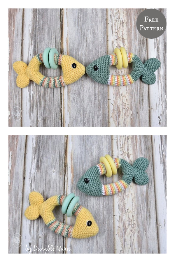 Little Fish Baby Toy Free Crochet Pattern