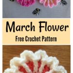 March Flower Free Crochet Pattern