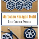 Moroccan Hexagon Motif Free Crochet Pattern