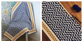 One Step Beyond Blanket Free Crochet Pattern