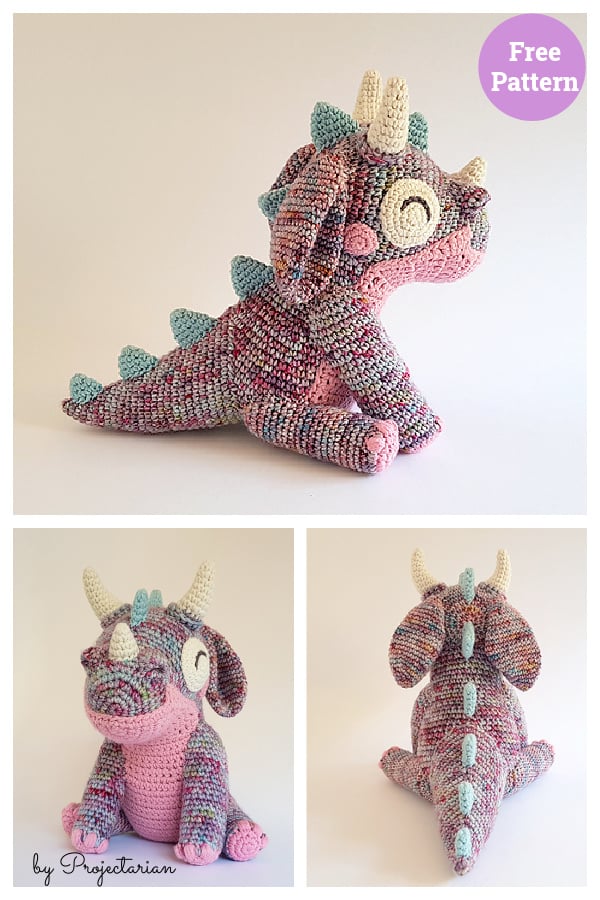 Orbit the Dragon Amigurumi Free Crochet Pattern