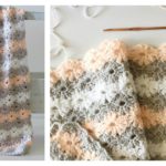 Petal Stitch Baby Blanket Free Crochet Pattern and Video Tutorial