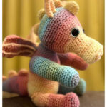 Rainbow Dragon Amigurumi Free Crochet Pattern