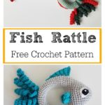 Soft Fish Rattle Toy Free Crochet Pattern