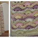 Wavy Shell Stitch Baby Blanket Free Crochet Pattern