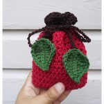 Apple Soap Cozy Little Pouch Free Crochet Pattern