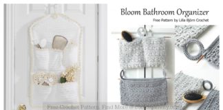 Bathroom Organizer Free Crochet Pattern
