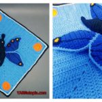 Butterfly Lovey Blanket Free Crochet Pattern and Video Tutorial