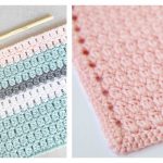 Cozy Clusters Baby Blanket Free Crochet Pattern