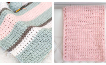 Cozy Clusters Baby Blanket Free Crochet Patterns