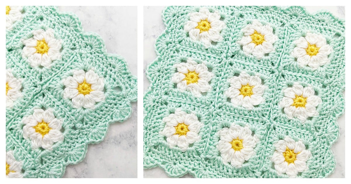 Free crochet granny discount square baby blanket patterns