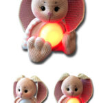 Glow Bunny Lamp Free Crochet Pattern