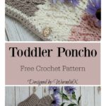 Hugs and Kisses Toddler Poncho Free Crochet Pattern