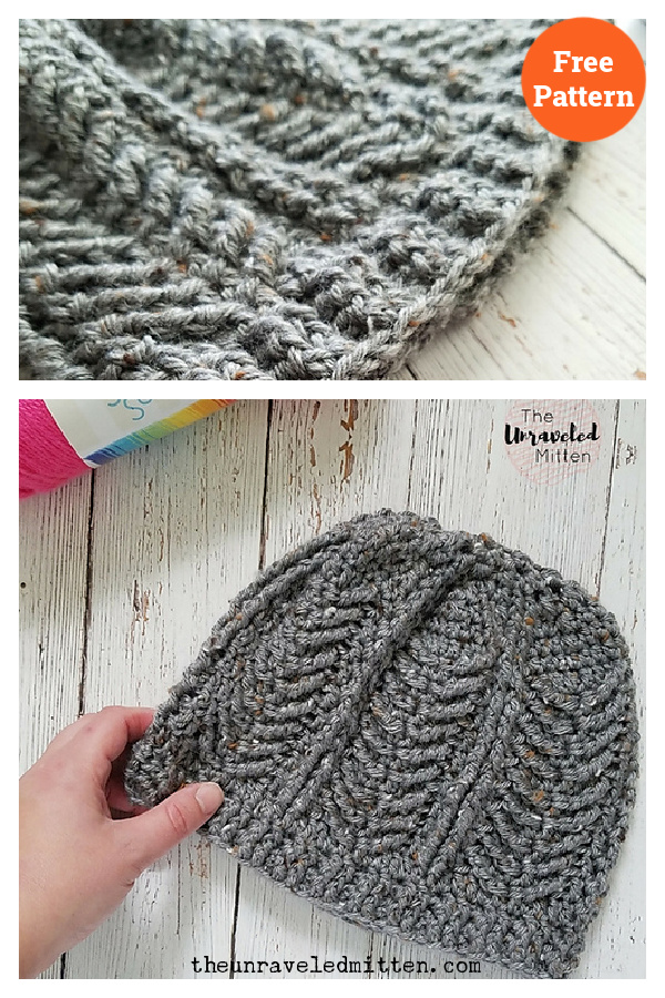 Mackinac Beanie Free Crochet Pattern 
