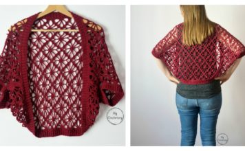 Meadow Lace Shrug Free Crochet Pattern