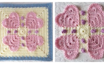 Never Ending Love Square Free Crochet Pattern
