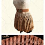 Pineapple Peplum Tank Top Free Crochet Pattern