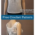 Pineapple Stitch Top Free Crochet Pattern