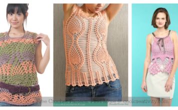 Pineapple Stitch Top Free Crochet Pattern