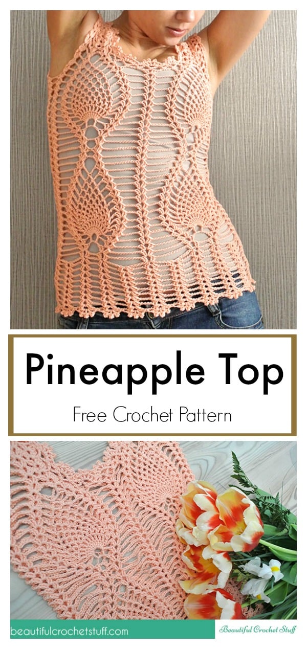 Pineapple Top Free Crochet Pattern