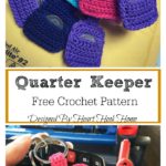 Quarter Keeper Keychain Free Crochet Pattern
