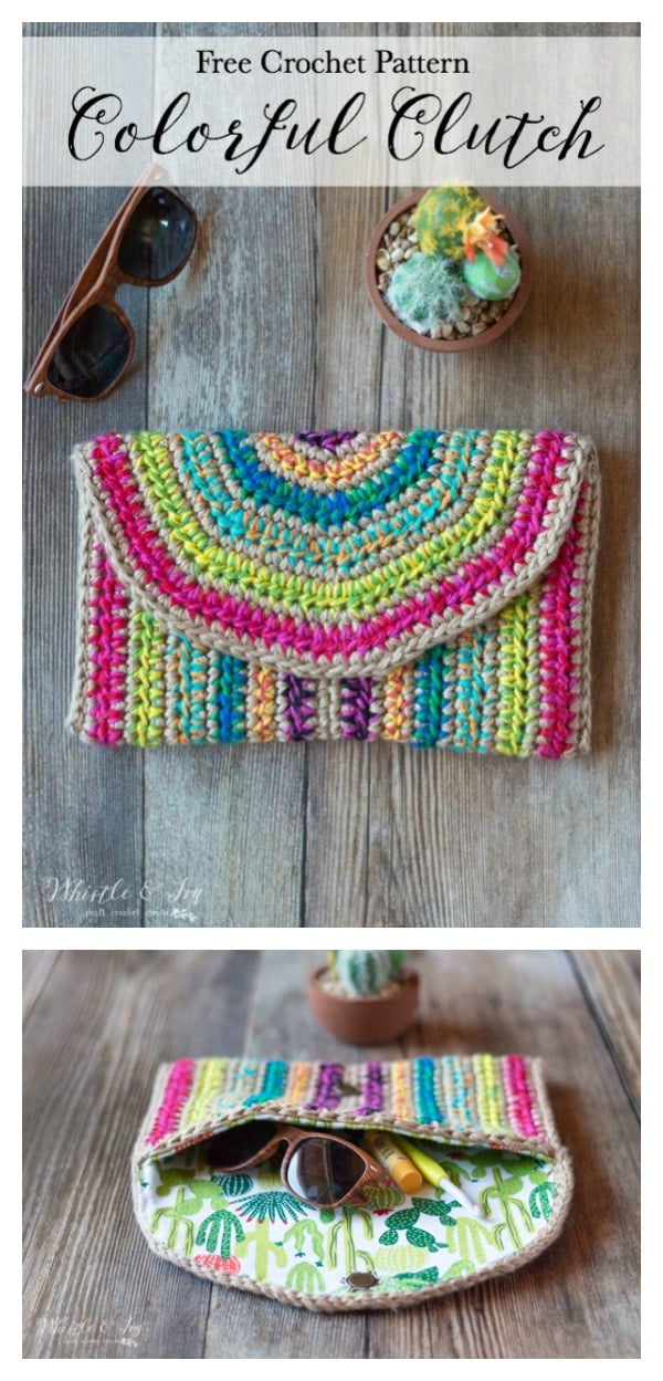 Rica Colorful Purse Free Crochet Pattern