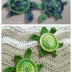 Sea Turtle Appliques Free Crochet Pattern