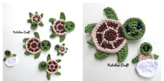 Sea Turtle Appliques Free Crochet Pattern