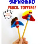 Superhero Pencil Topper Free Crochet Pattern