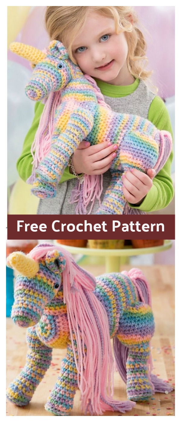 Amigurum Unicorn Toy Free Crochet Pattern