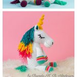 Amigurumi Sparkles the Unicorn Softie  Toy Free Crochet Pattern