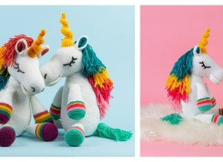 Amigurumi Unicorn Toy Free Crochet Pattern