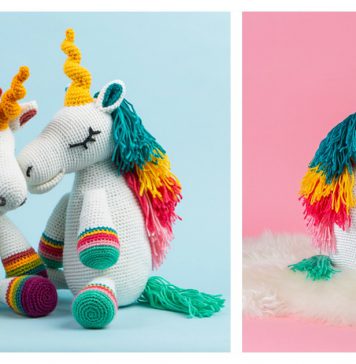 Amigurumi Unicorn Toy Free Crochet Pattern